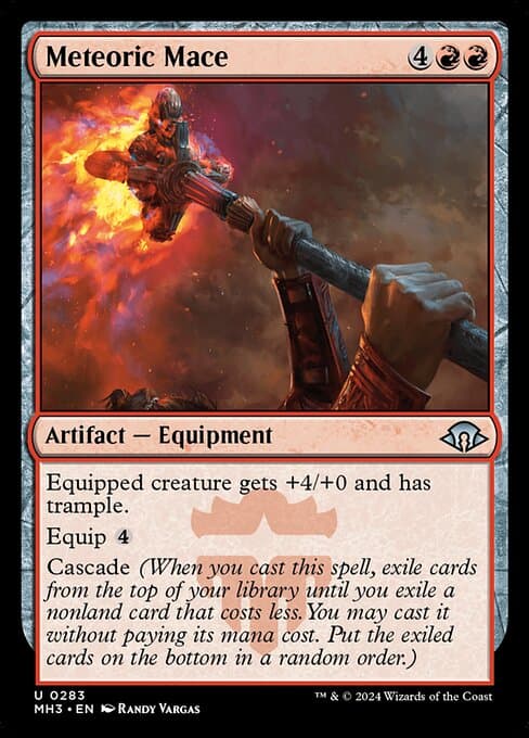 Meteoric Mace 2024 Magic: The Gathering Modern Horizons 3