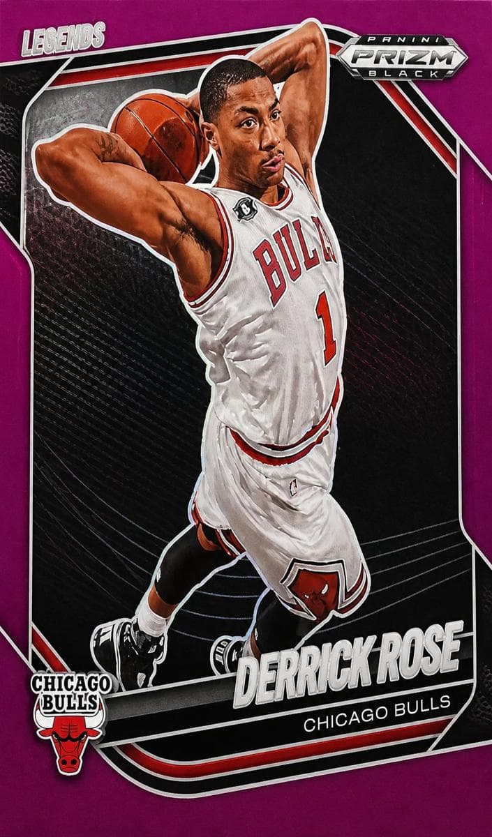 Derrick Rose 2024 panini Panini Prizm Black