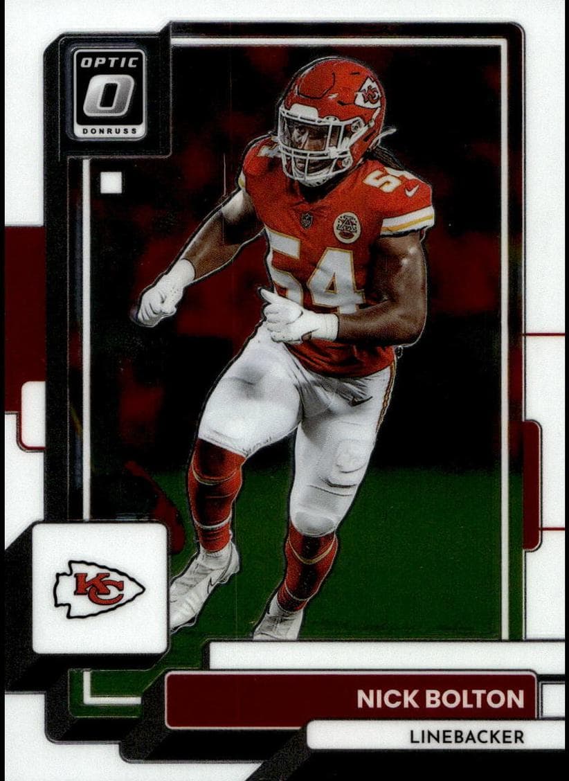 Nick Bolton 2022 panini Donruss Optic