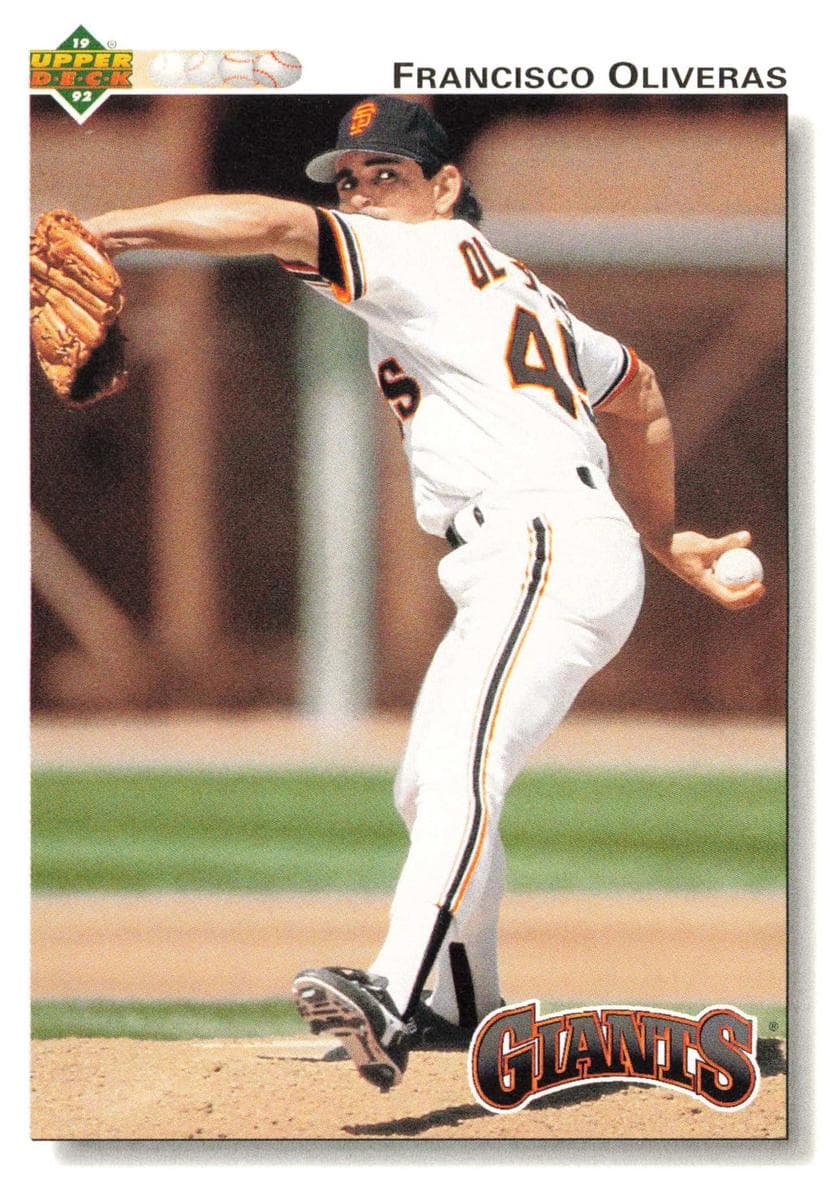 Francisco Oliveras 1992 upper-deck Upper Deck