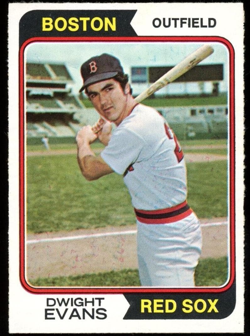 Dwight Evans 1974 topps Topps