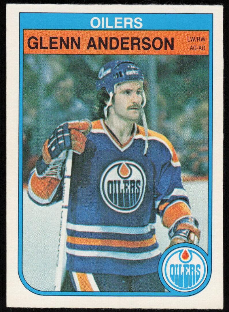 Glenn Anderson 1982 topps