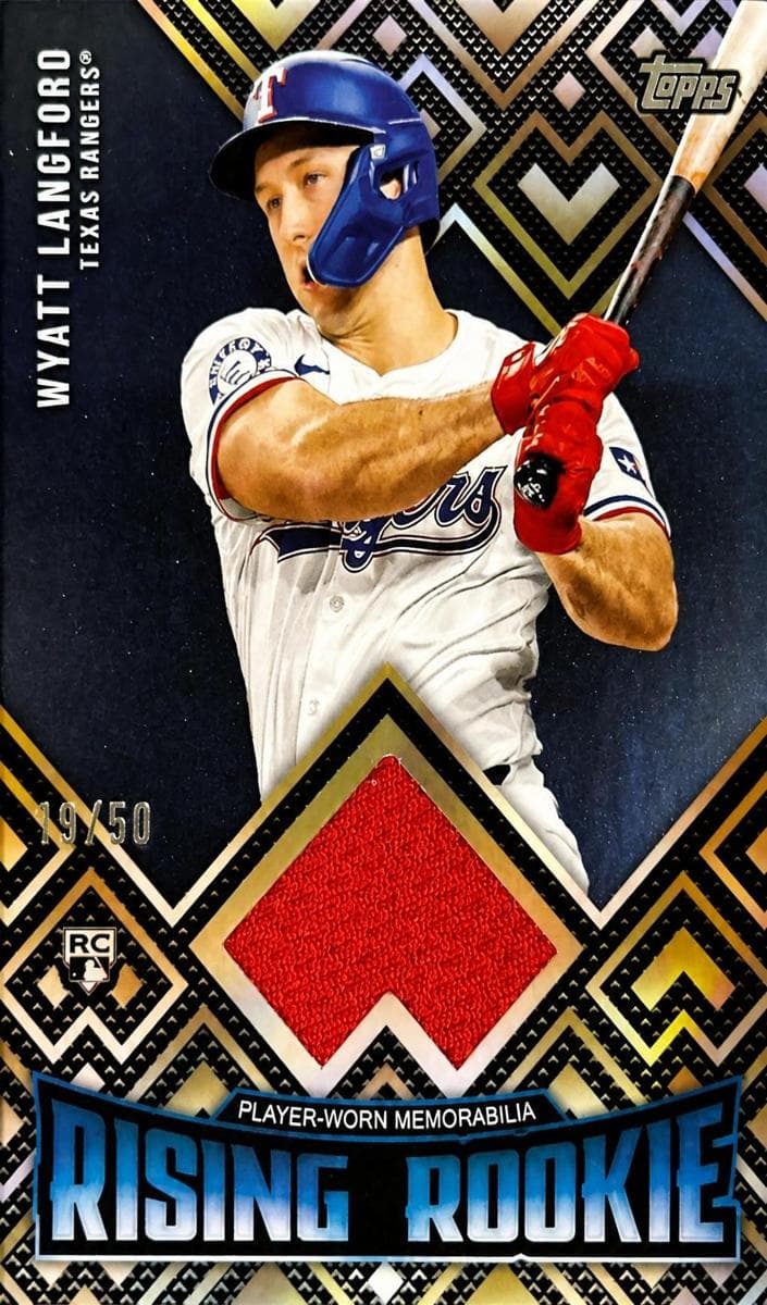 Wyatt Langford 2024 topps Topps Update