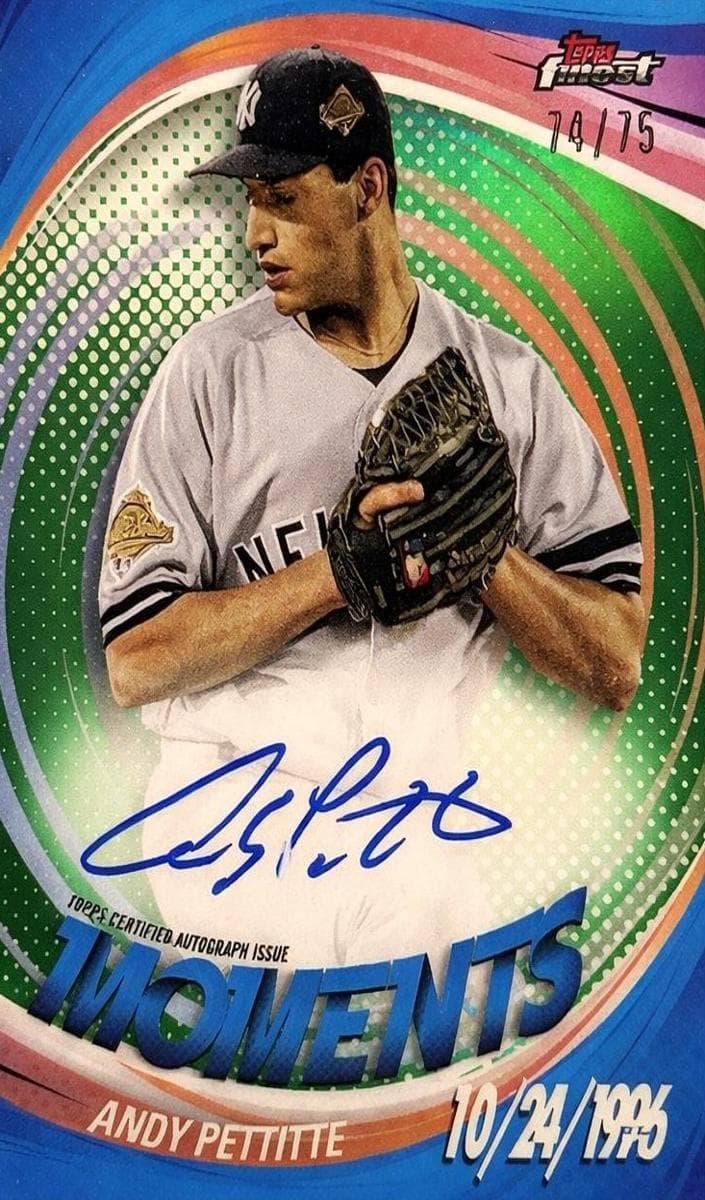 Andy Pettitte 2025 topps Topps Finest