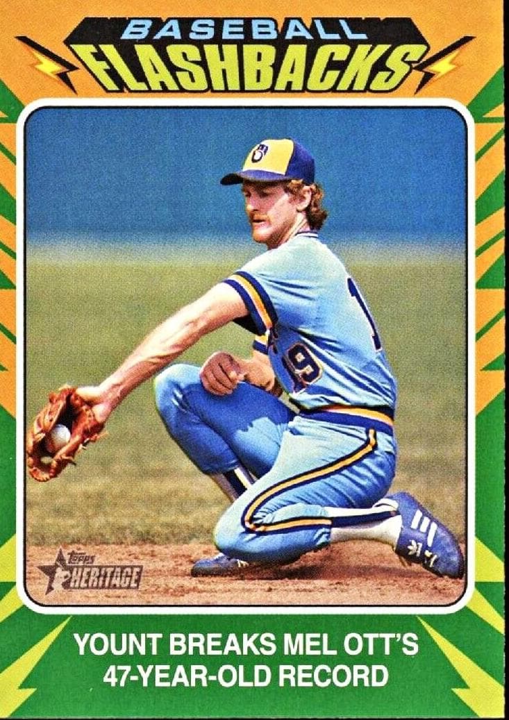 Robin Yount 2024 topps Topps Heritage