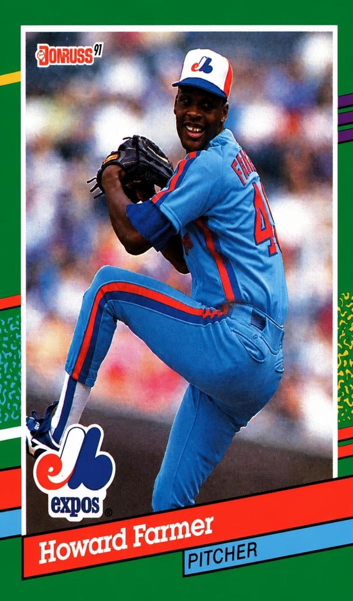 Howard Farmer 1991 panini