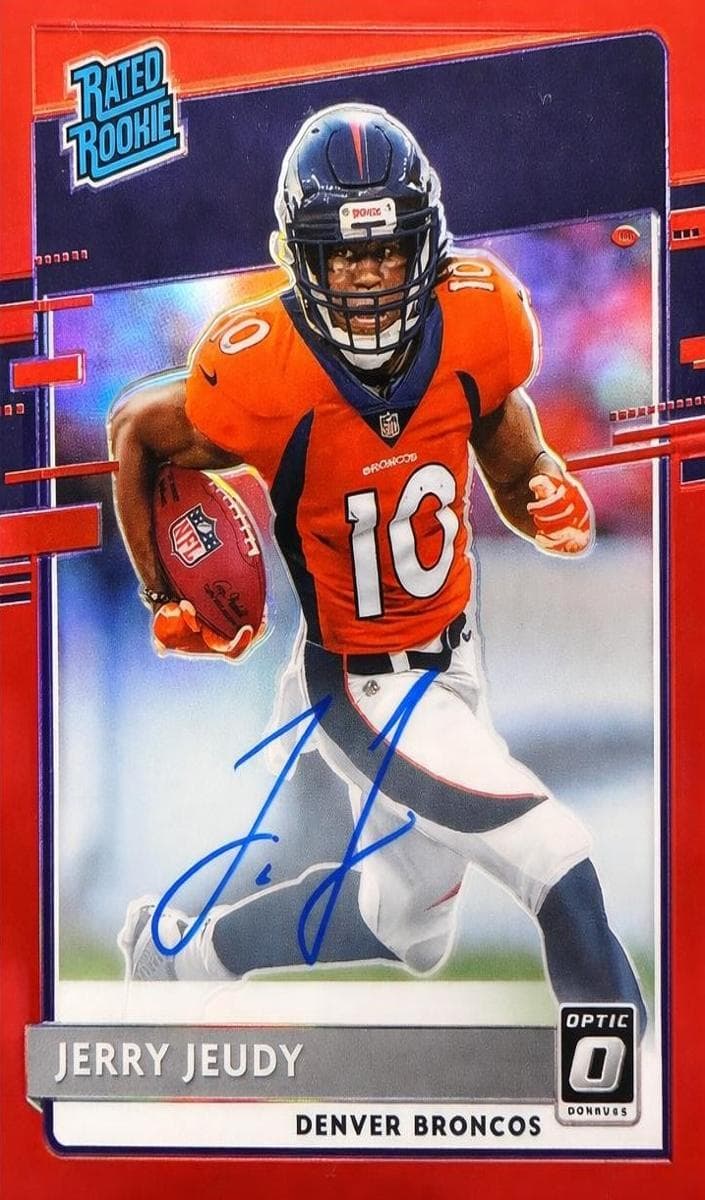 Jerry Jeudy 2020 panini Donruss Optic