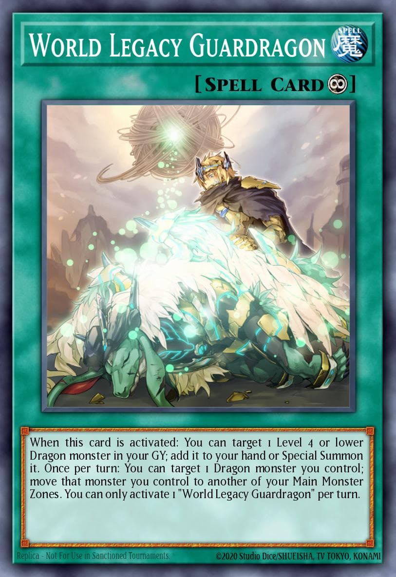 World Legacy Guardragon 2019 Yu-Gi-Oh! Savage Strike