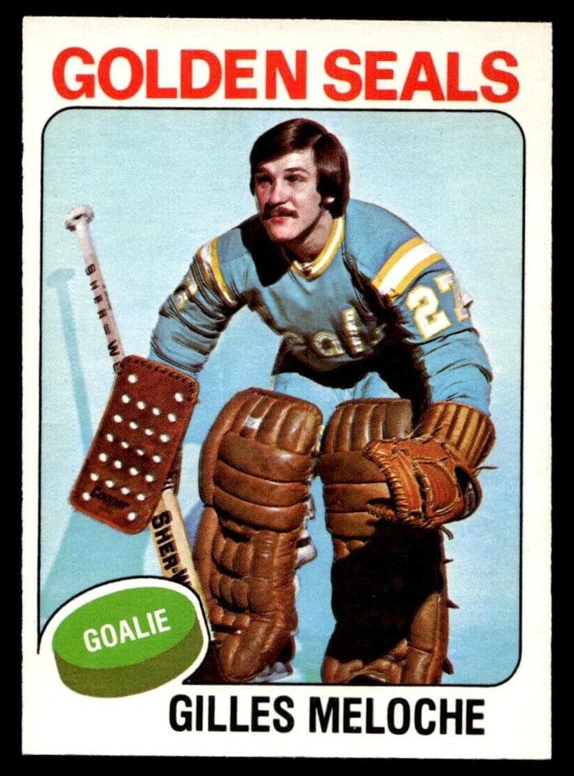 Gilles Meloche 1975 topps O-Pee-Chee