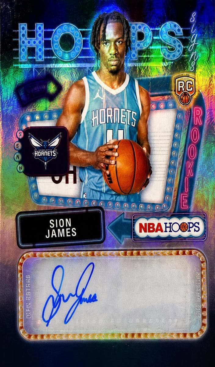 Sion James 2025 panini NBA Hoops