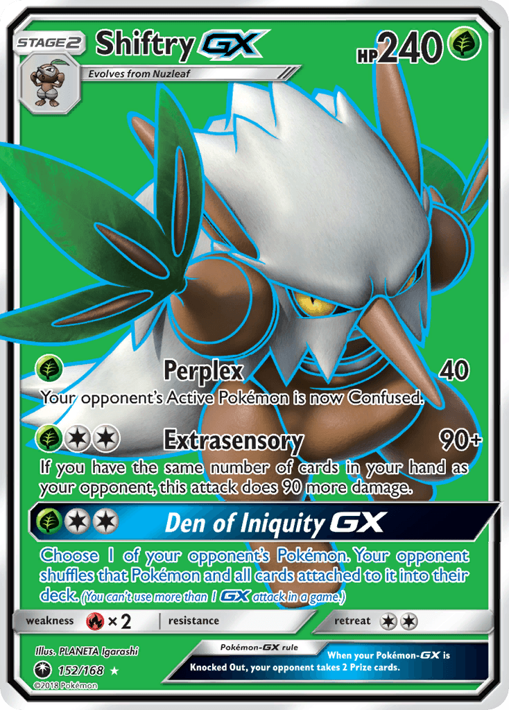 Shiftry GX #152