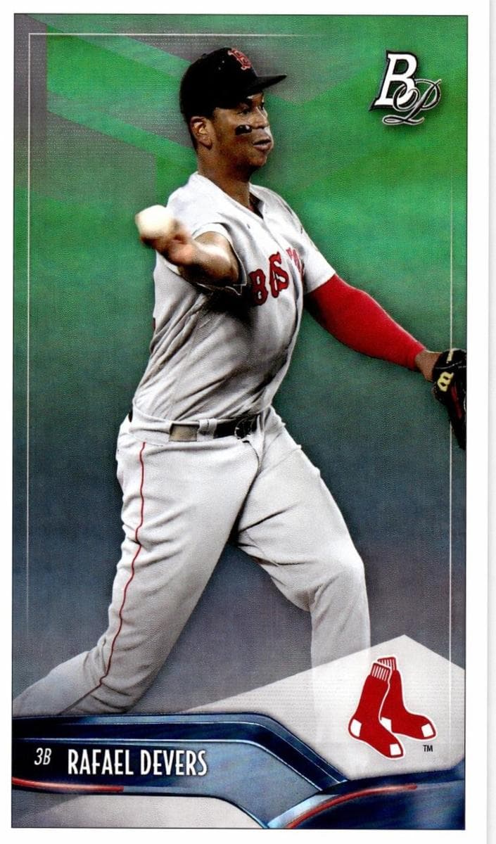 Rafael Devers 2021 bowman Bowman Platinum