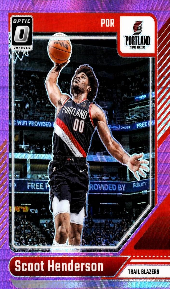 Scoot Henderson 2024 panini Donruss Optic