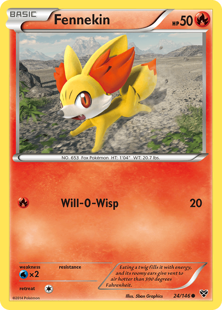 Fennekin 2014 Pokemon