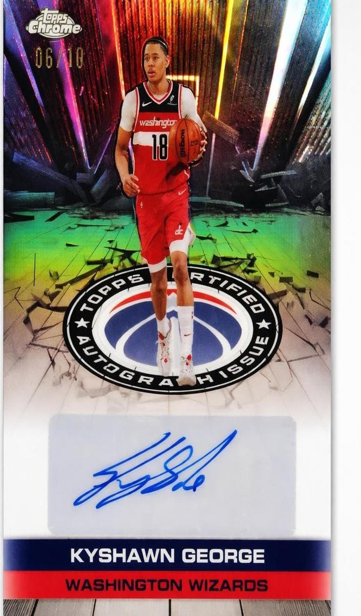 Kyshawn George 2025 topps Topps Chrome