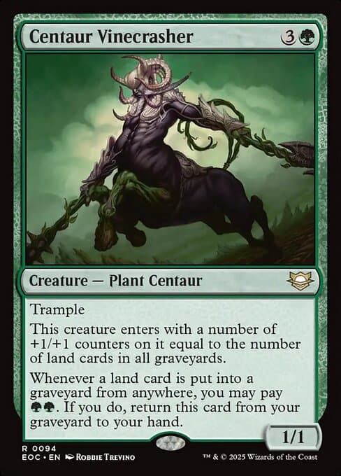 Centaur Vinecrasher 2017 Magic: The Gathering Commander Anthology