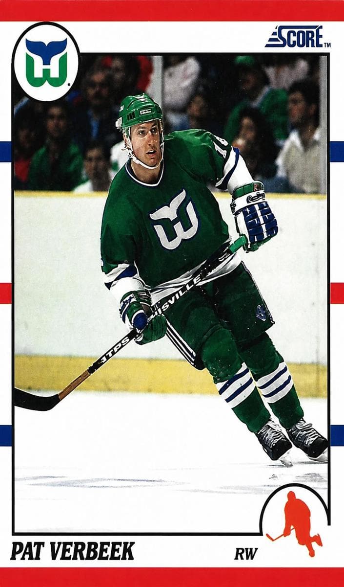 Pat Verbeek 1990 panini Score (US)