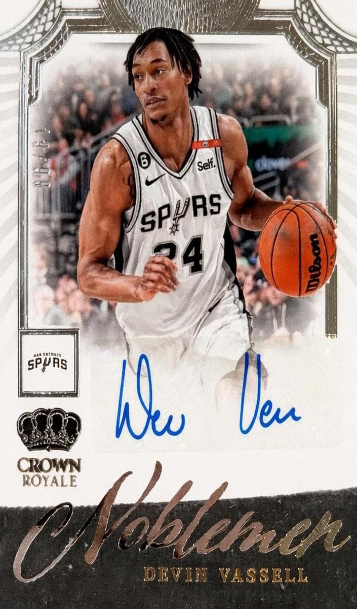 Devin Vassell 2023 panini Panini Crown Royale