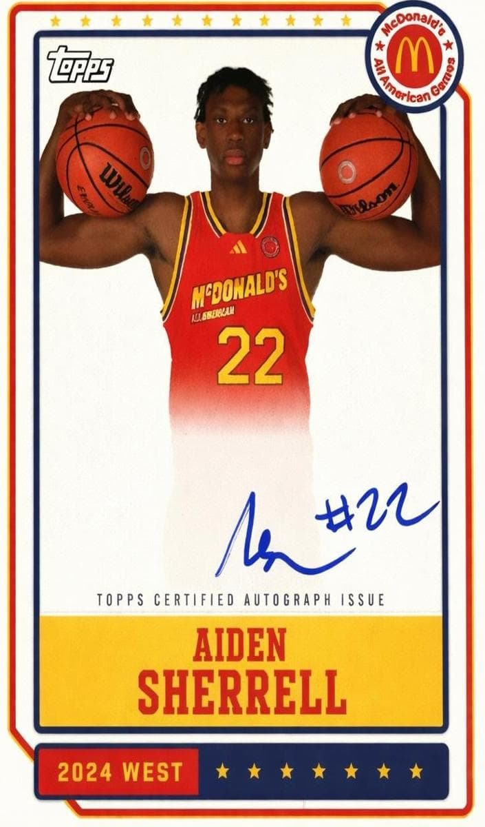 Joyce Edwards 2024 topps Topps Chrome McDonald's All-American