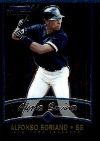 Alfonso Soriano 2001 bowman Bowman Chrome