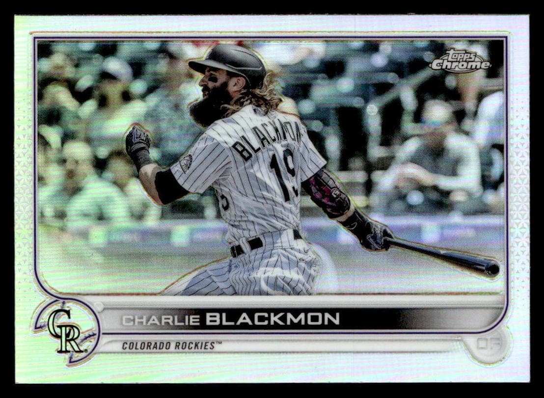 Charlie Blackmon 2022 topps Topps Chrome