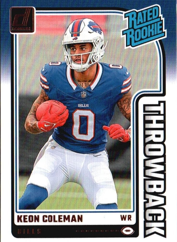 Keon Coleman 2024 panini Panini Donruss