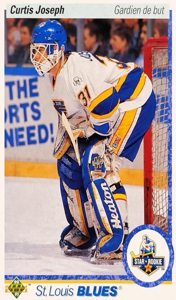 Curtis Joseph 1990 upper-deck Upper Deck