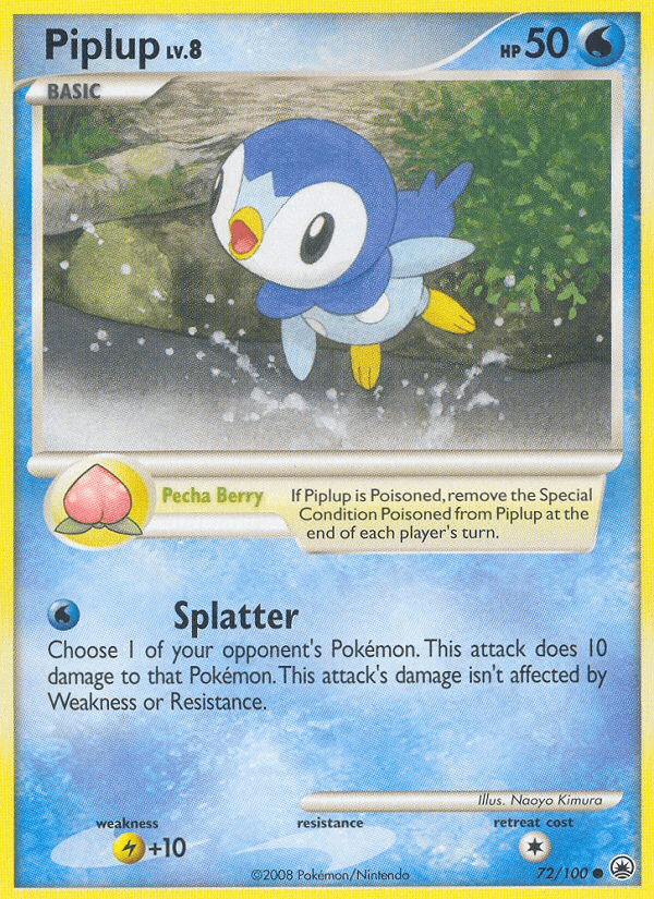 Piplup 2008 Pokemon Majestic Dawn