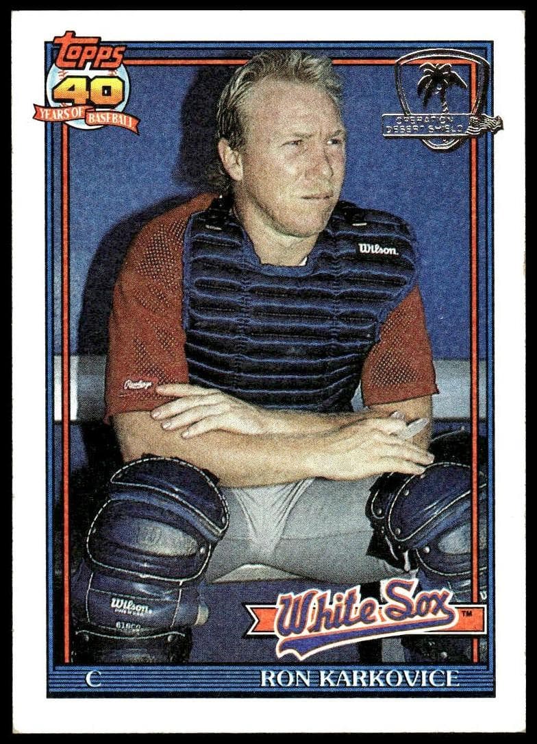 Ron Karkovice 1991 topps Topps