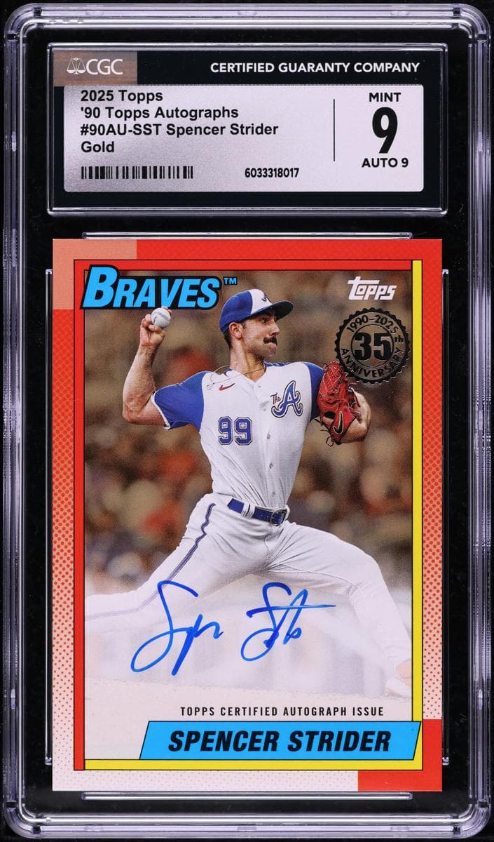 Spencer Strider 2025 topps Topps