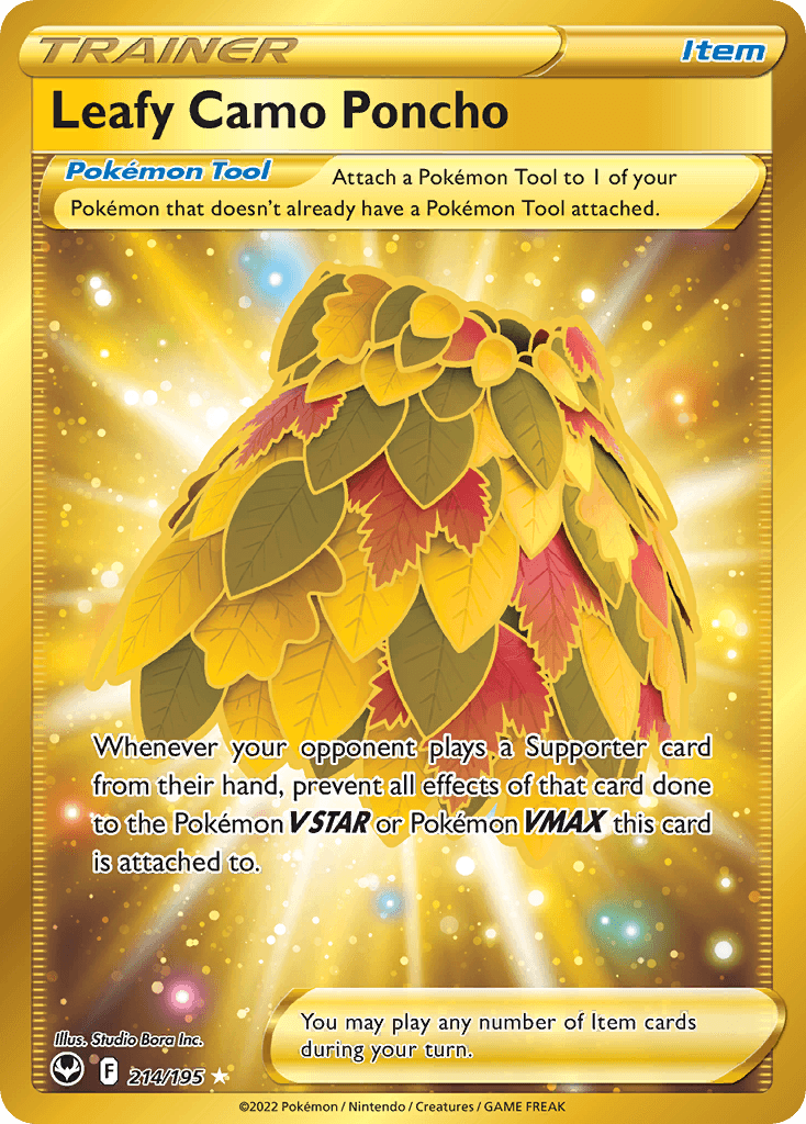 Leafy Camo Poncho 2022 Pokemon