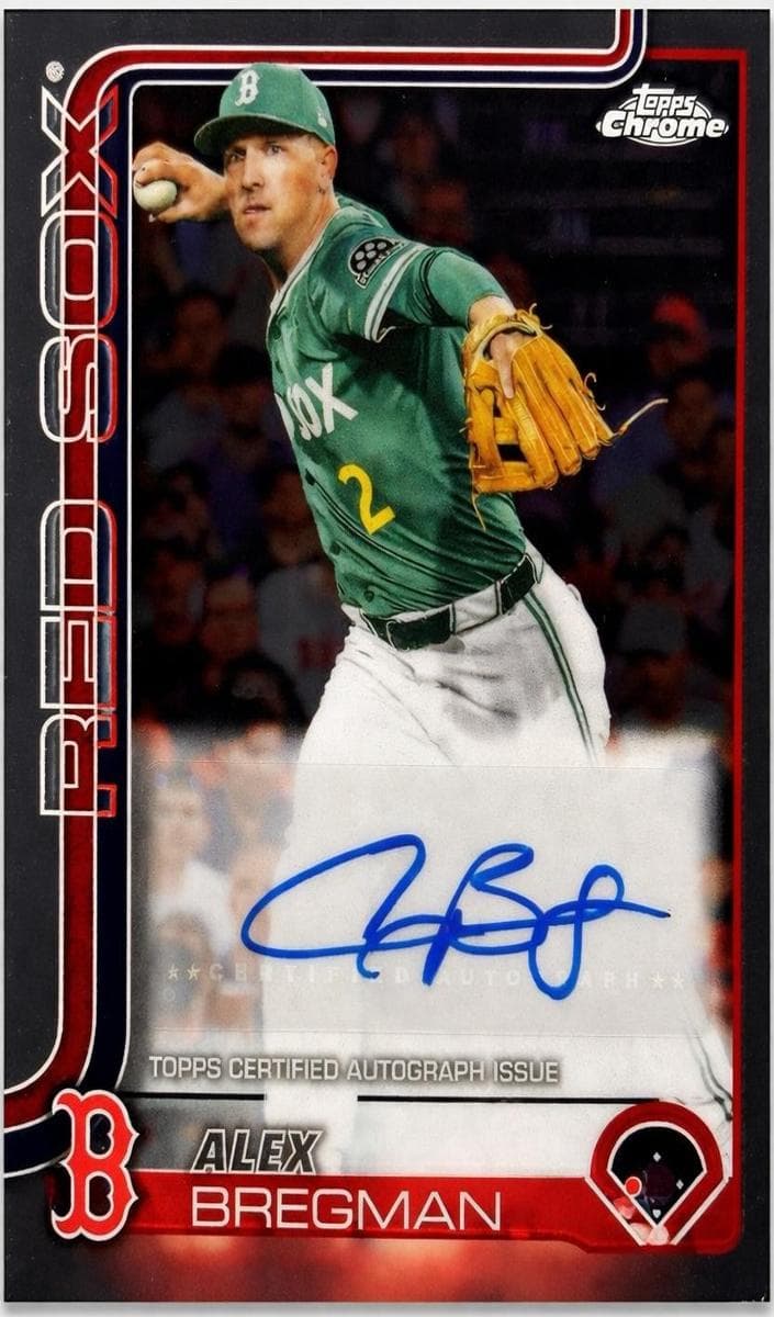 Alex Bregman 2025 topps Topps Chrome Update