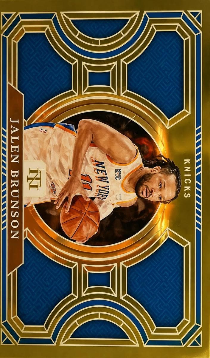 Jalen Brunson 2024 panini Panini National Treasures