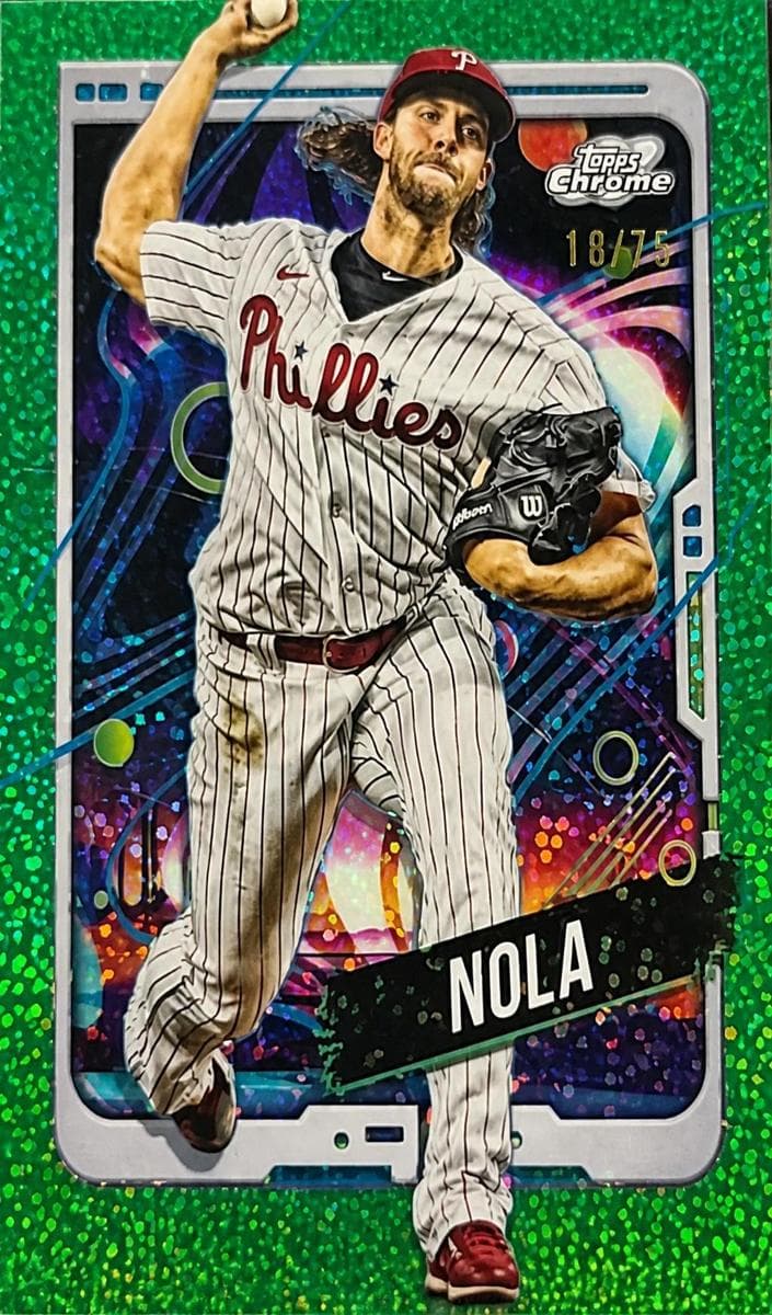Aaron Nola 2024 topps Topps Cosmic Chrome