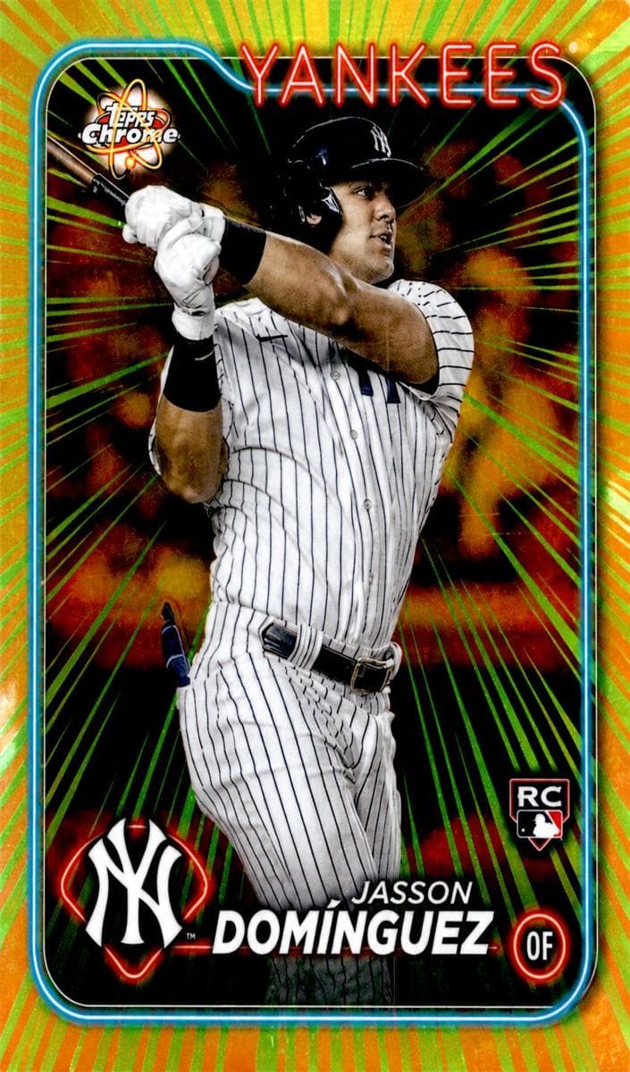 Jasson Domínguez 2024 topps Topps Chrome