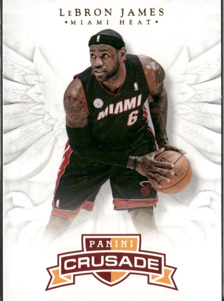 LeBron James 2012 panini Crusade