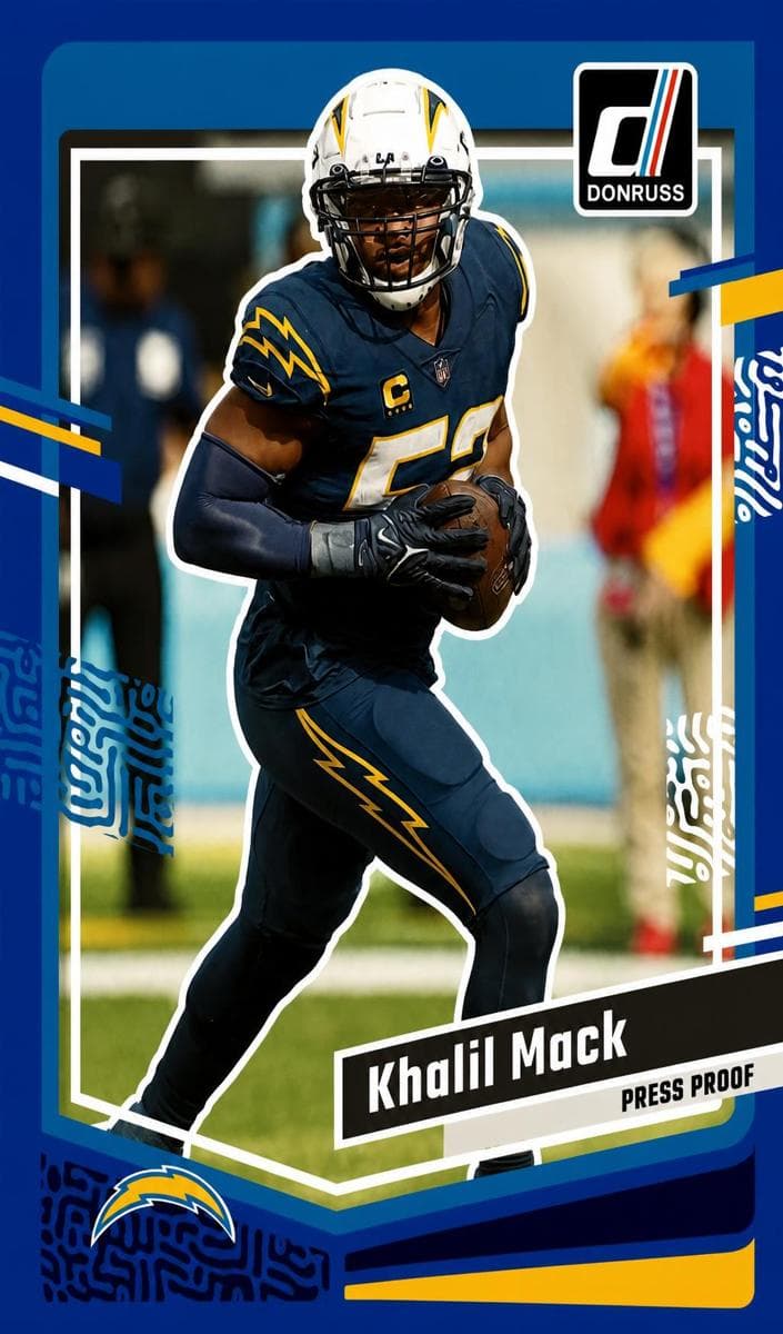Khalil Mack 2023 panini Panini Donruss