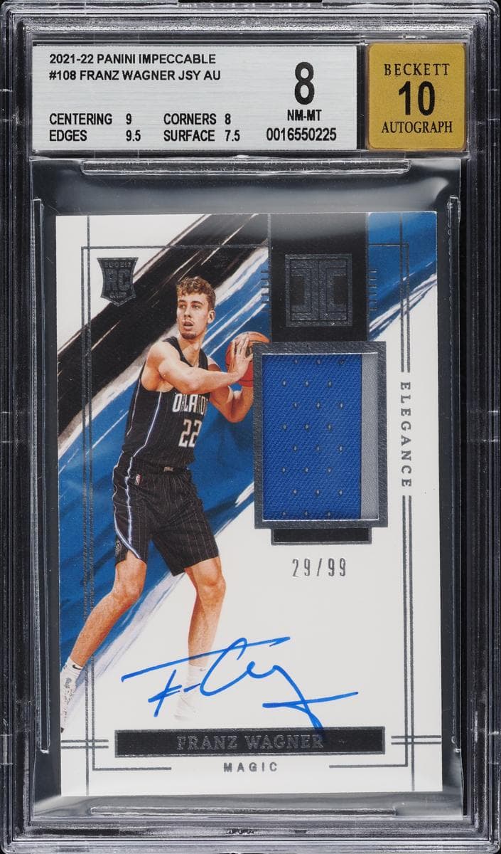 Franz Wagner 2021 panini