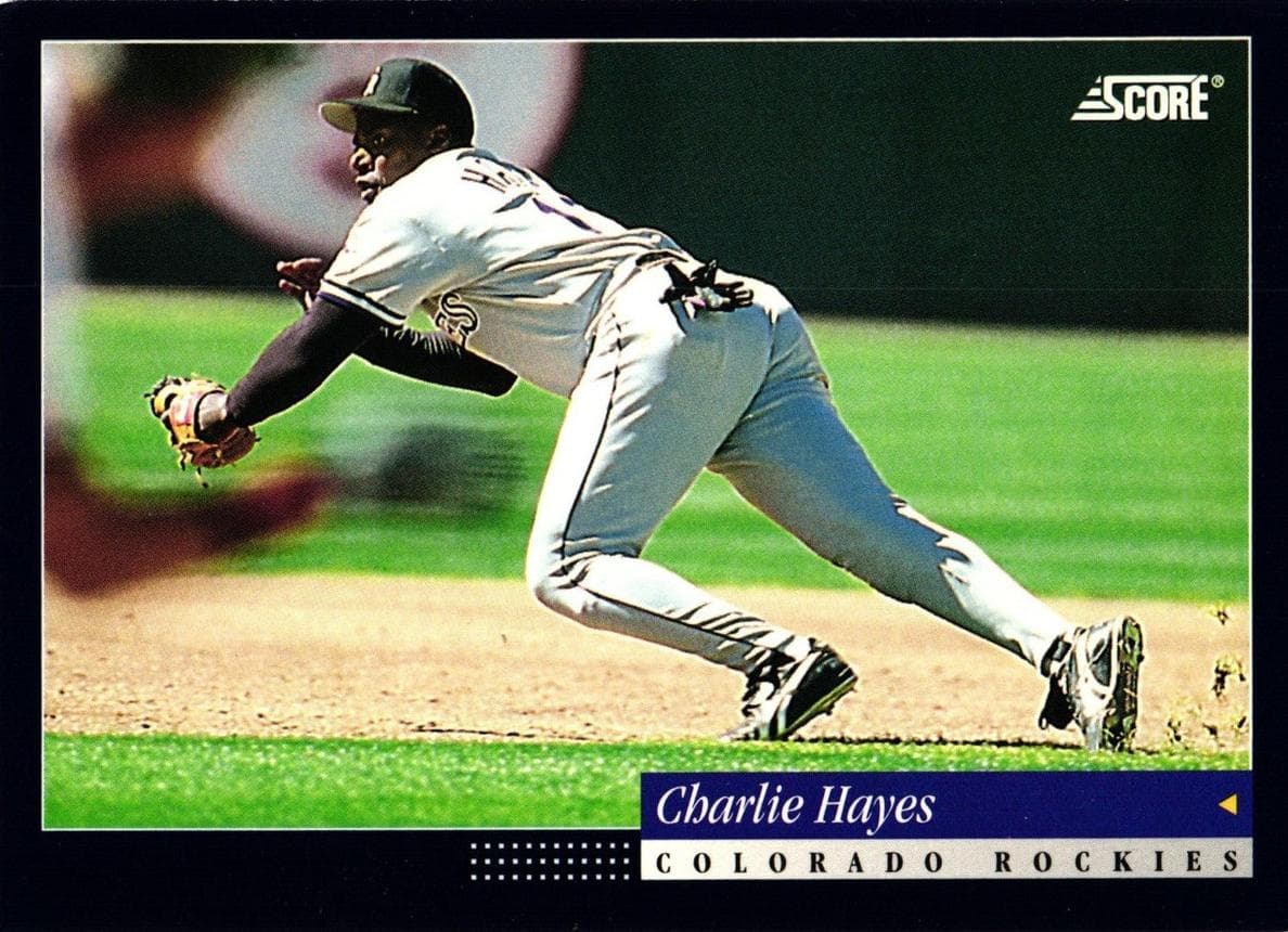 Charlie Hayes 1994 panini Score