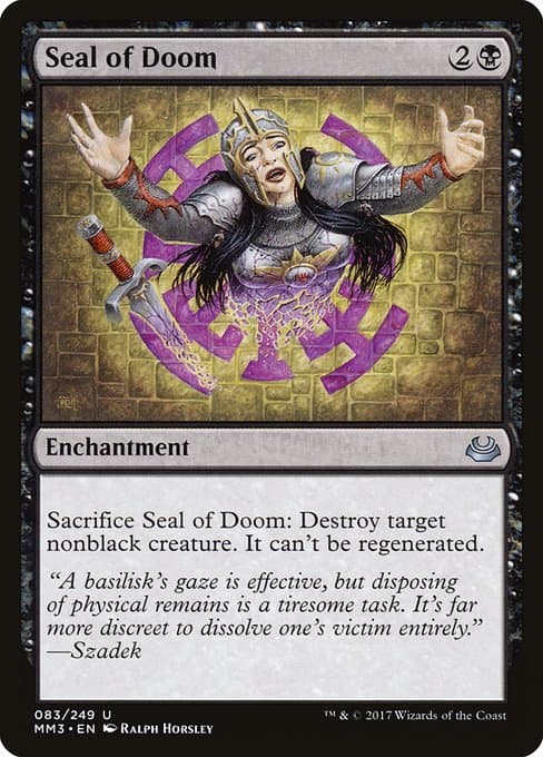 Seal of Doom 2000 Magic: The Gathering Nemesis