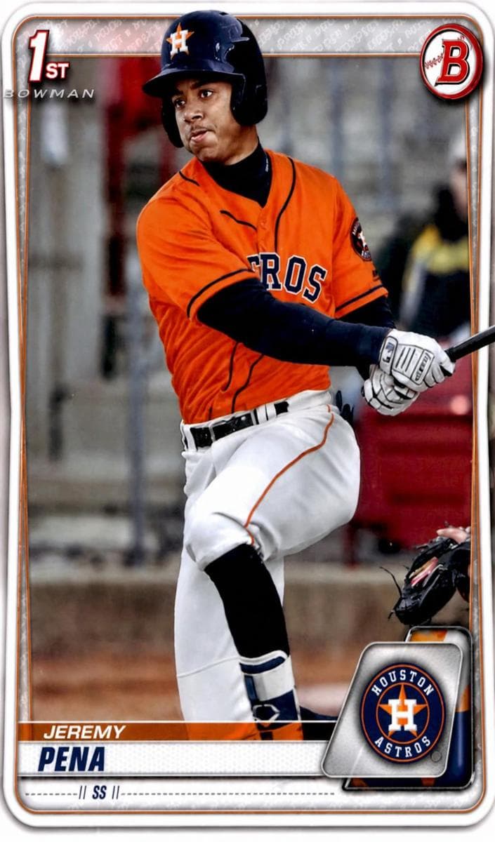 Jeremy Pena 2020 bowman Bowman