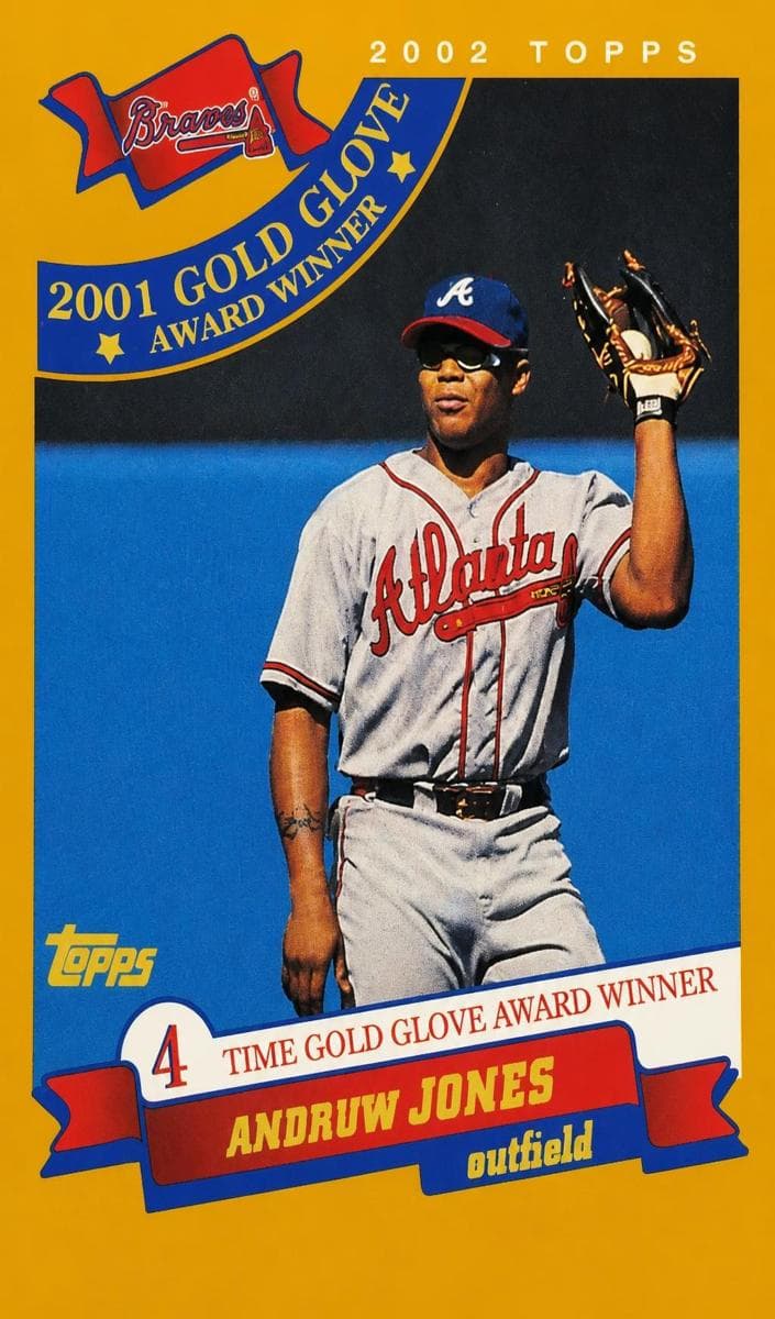 Andruw Jones 2002 topps Topps