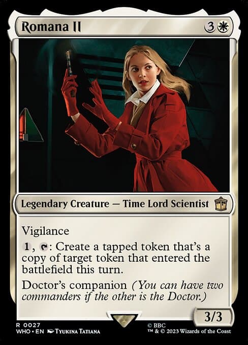 Romana II 2023 Magic: The Gathering Doctor Who