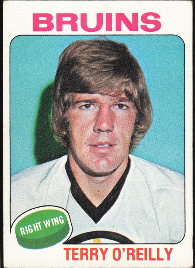 Terry O'Reilly 1975 topps Topps