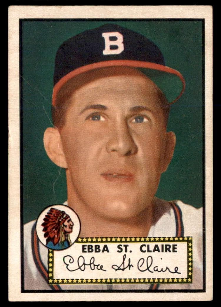 Ebba St. Claire 1952 topps Topps