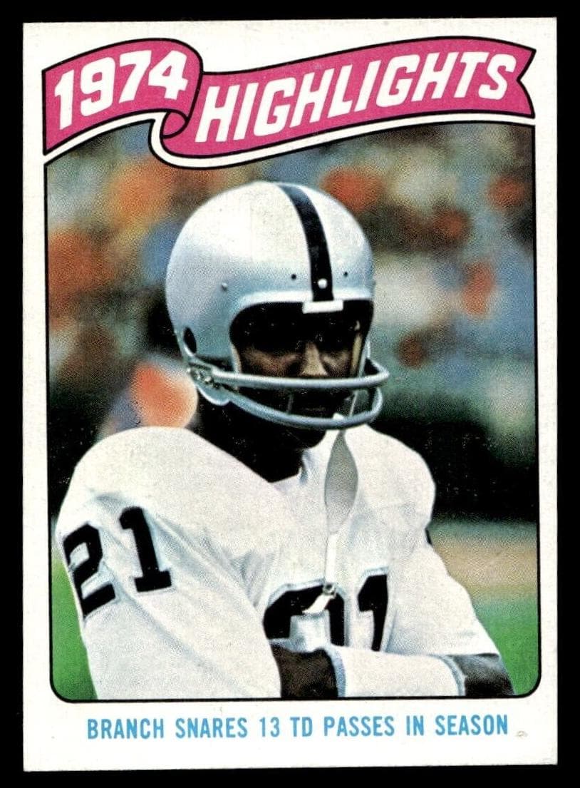 Cliff Branch 1975 topps Topps