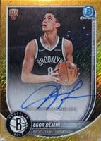 Egor Demin 2025 bowman Bowman Chrome Autographs
