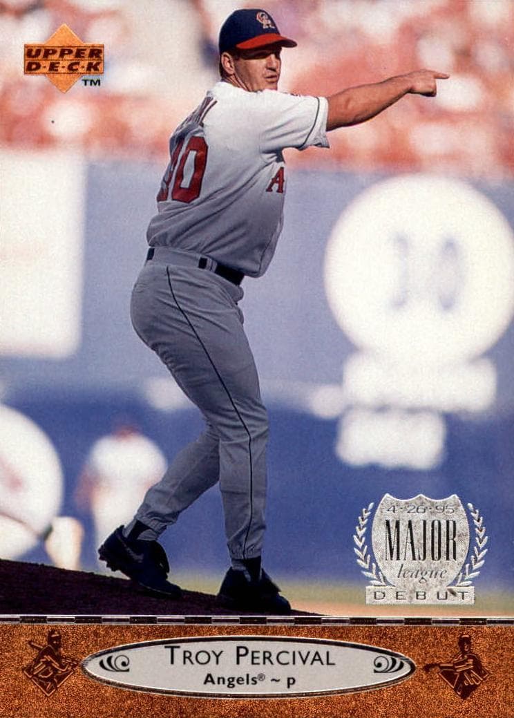 Troy Percival 1996 upper-deck Upper Deck