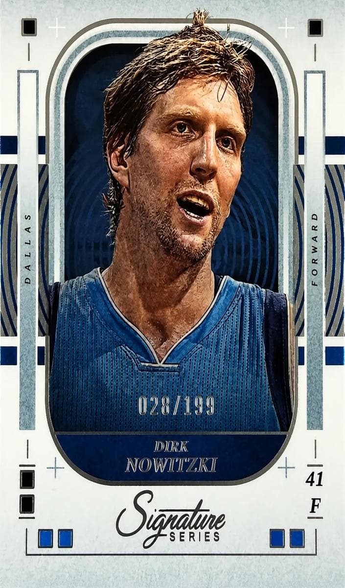 Dirk Nowitzki 2025 panini Panini Signature Series
