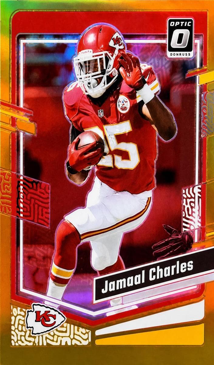 Jamaal Charles 2023 panini Donruss Optic